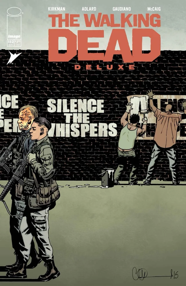 Tapa de Walking Dead Deluxe #152 · Cover B Charlie Adlard And Dave Mccaig Var