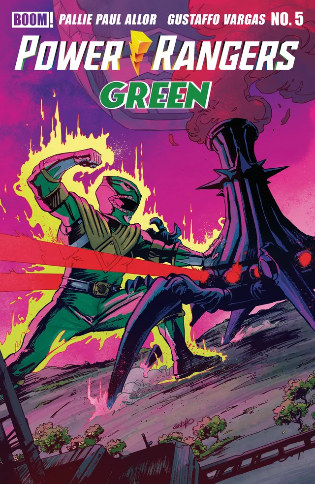 Tapa de Power Rangers Green #5 · Cover B Variant