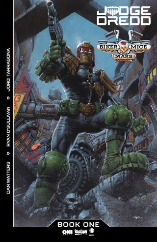 Tapa Edición estándar de Judge Dredd/Biker Mice From Mars Cover A David Finch #1