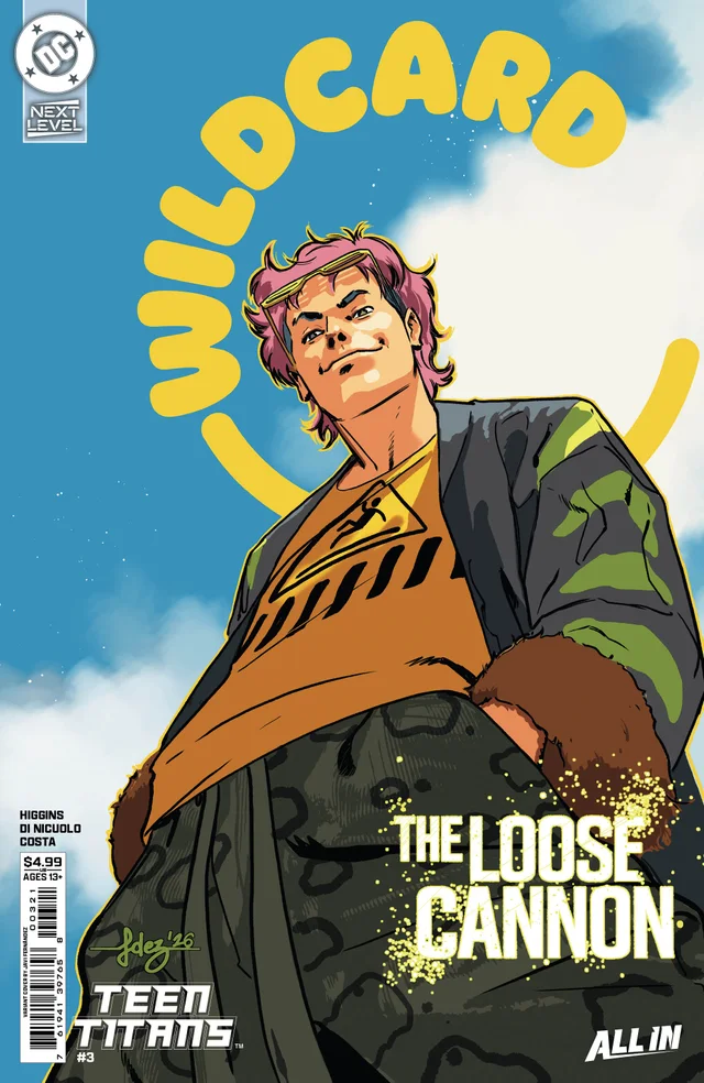 Tapa de Teen Titans #3 · Cover B Javi Fernandez Card Stock Var