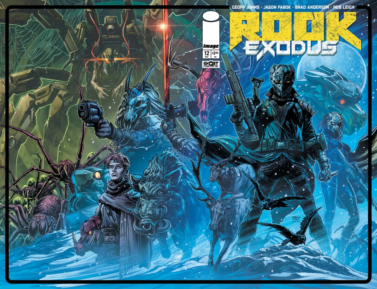 Tapa de Rook Exodus #12 · Cover A Jason Fabok And Brad Anderson