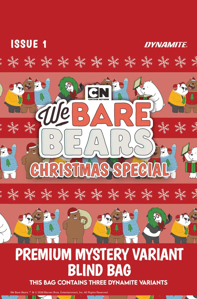 Tapa de We Bare Bears Christmas Special #1 · Cover G Premium Mystery Blind Bag Var