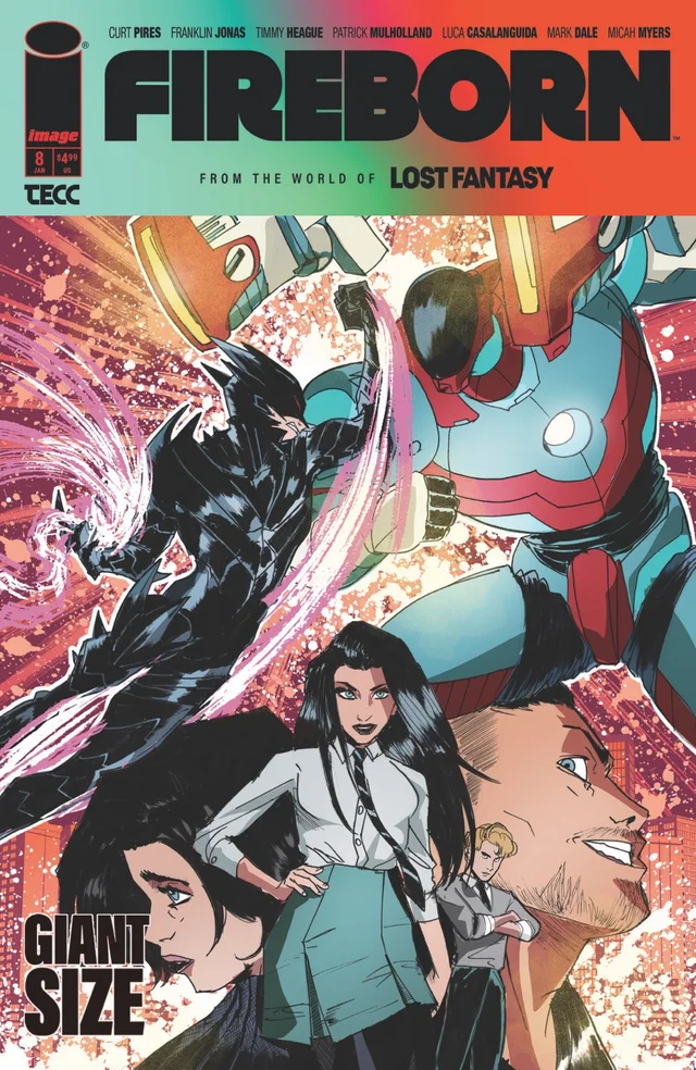 Tapa de Fireborn #8 · Cover A Patrick Mulholland