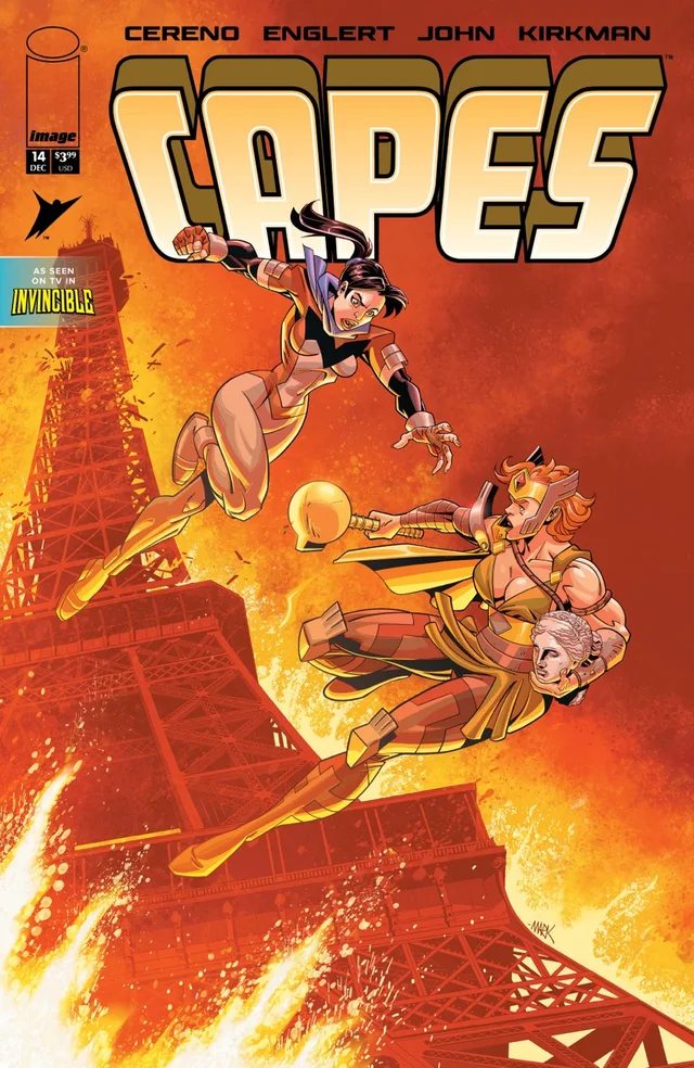 Tapa de Invincible Universe Capes #14 · Cover A Mark Englert