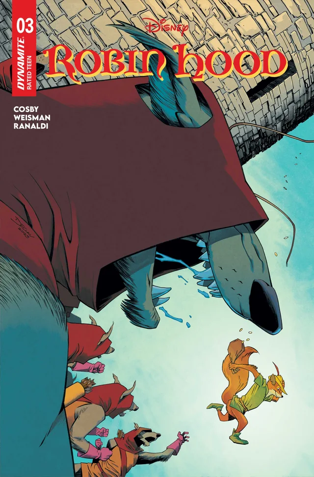 Tapa de Robin Hood #3 · Cover C Declan Shalvey Var