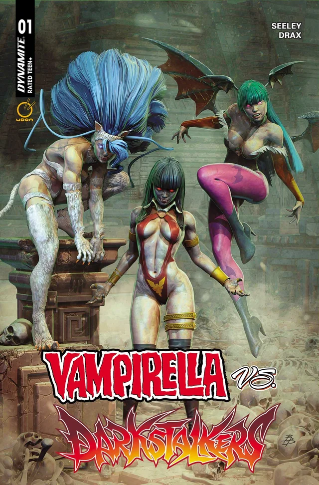Tapa de Vampirella Vs Darkstalkers Special #1 · Cover D Bjorn Barends Var
