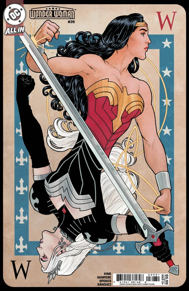 Tapa de Wonder Woman #39 · Cover C Nicola Scott Card Stock Var