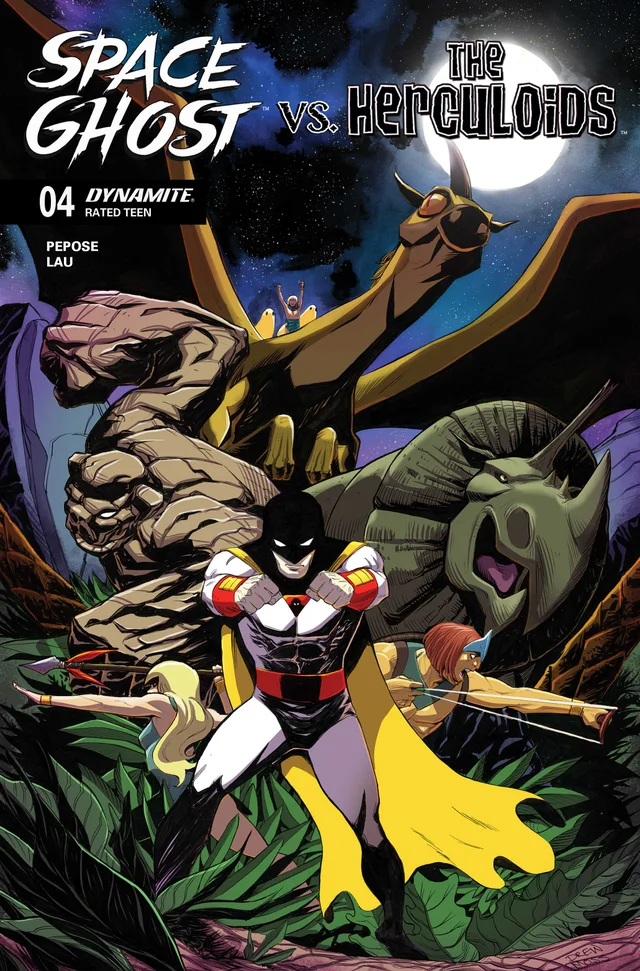 Tapa de Space Ghost Vs The Herculoids #4 · Cover B Drew Moss Var