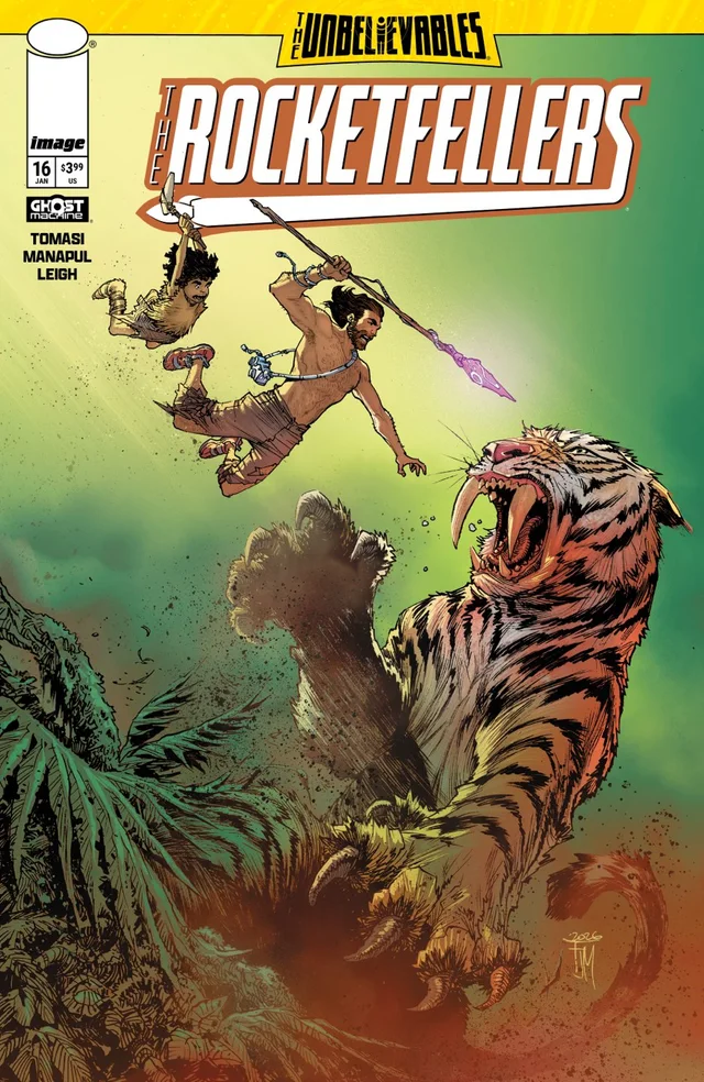 Tapa de Rocketfellers #16 · Cover A Francis Manapul