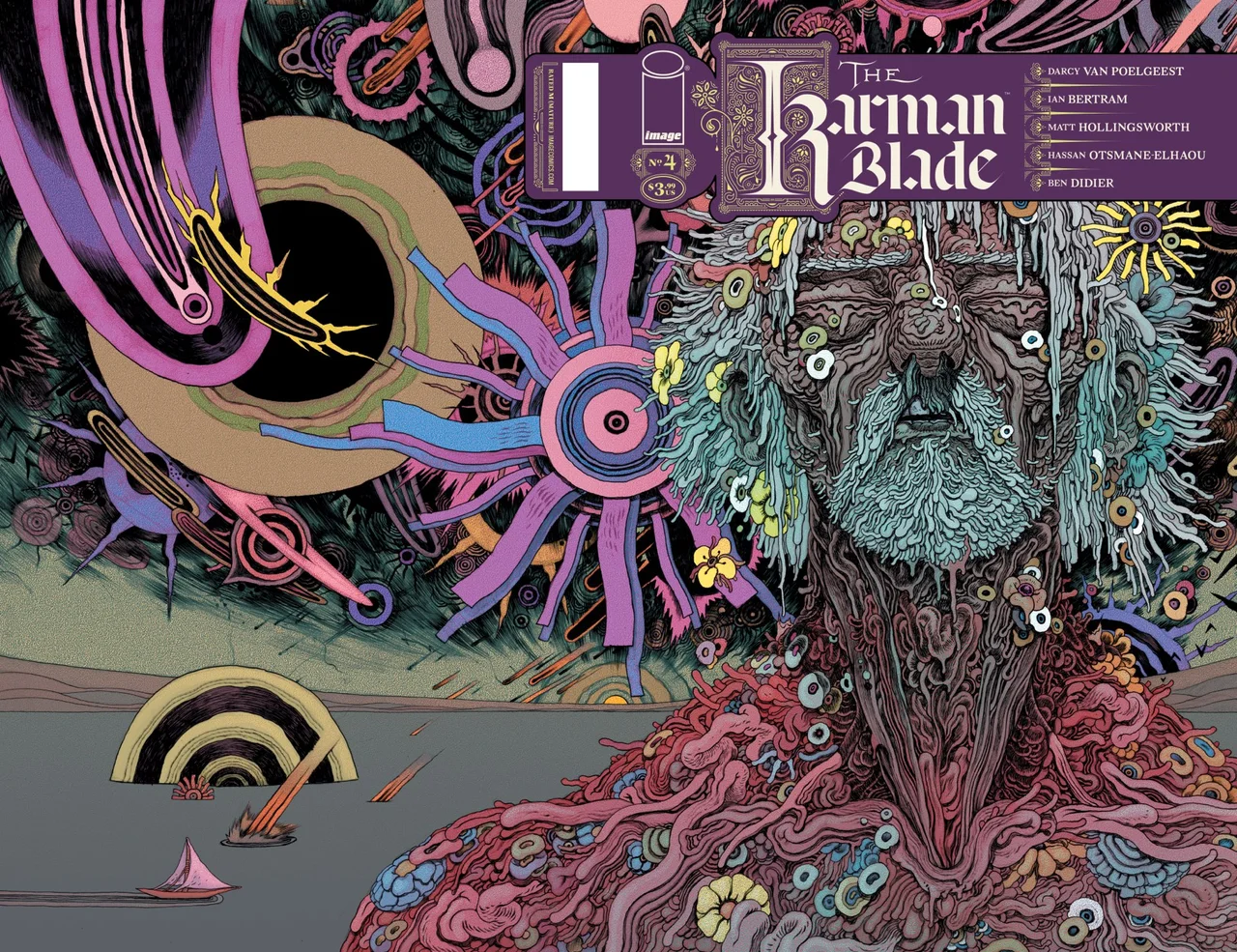 Tapa de Karman Blade #4 · Cover A Ian Bertram And Matt Hollingsworth Wraparound