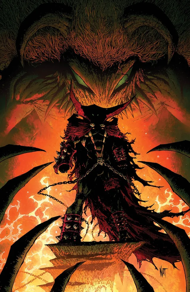Tapa de Spawn #383 · Cover B Nat Jones Virgin Var