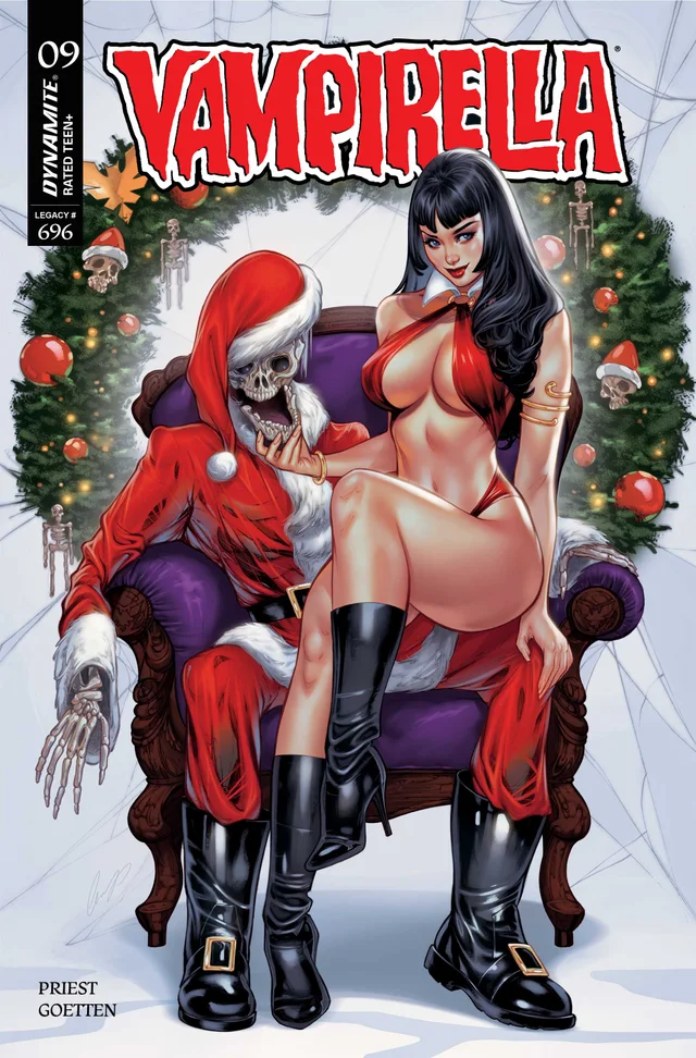 Tapa de Vampirella #9 · Cover D Elias Chatzoudis Var