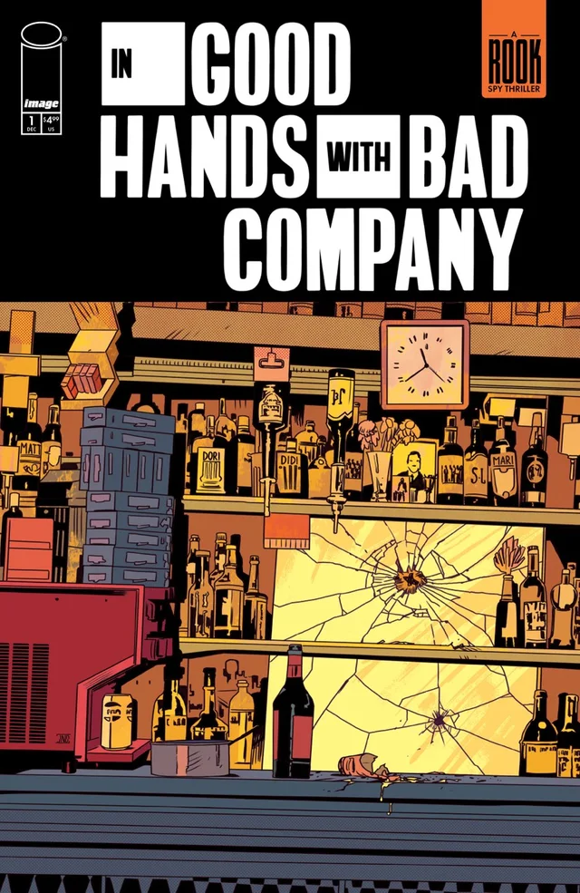 Tapa de In Good Hands With Bad Company #1 · Cover A Stefano Landini And Jason Wordie
