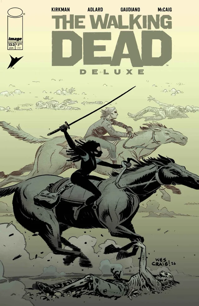 Tapa de Walking Dead Deluxe #153 · Cover C Wes Craig And Dave Mccaig Var