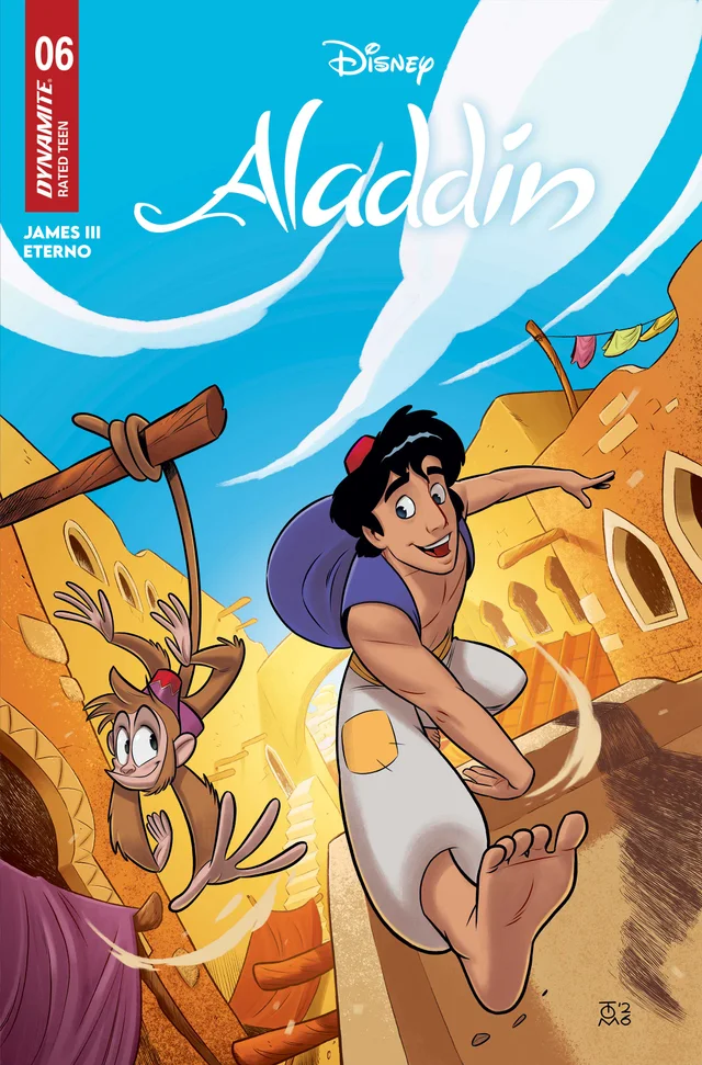 Tapa de Aladdin #6 · Cover B Tommaso Ronda Var