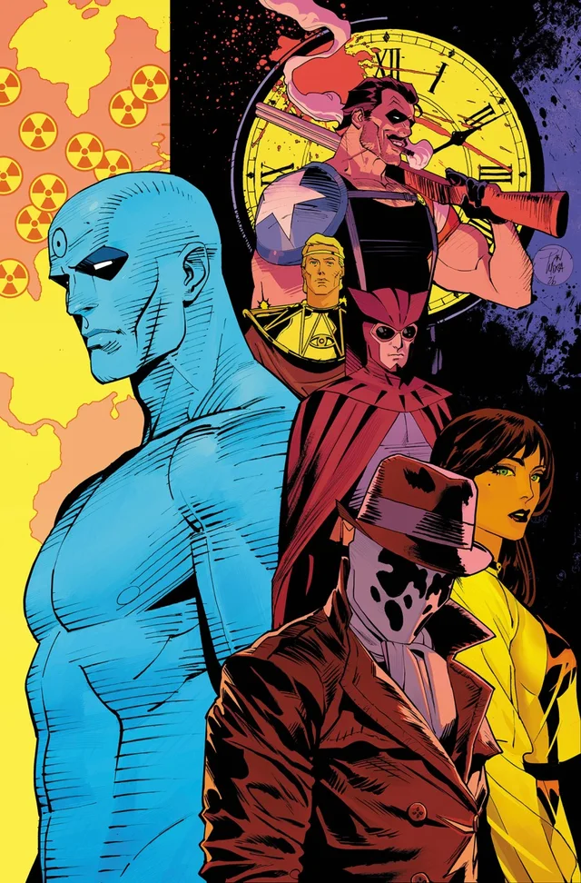 Tapa de Detective Comics #1115 · Cover D Dan Mora Watchmen 40th Anniversary Card Stock Var