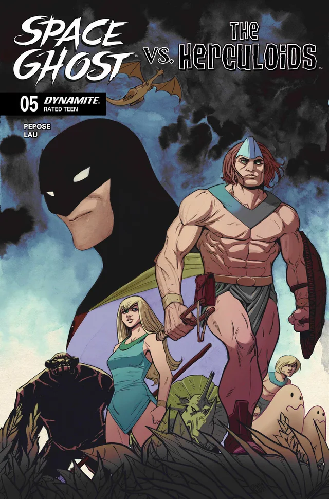 Tapa de Space Ghost Vs The Herculoids #5 · Cover B Drew Moss Var