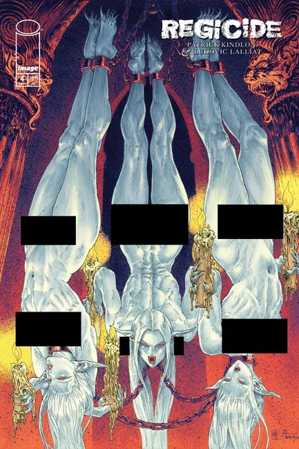 Tapa de Regicide #4 · Cover B Atomcyber Nsfw Polybagged Var