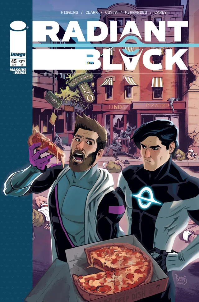 Tapa de Radiant Black #45 · Cover A Daniel Bayliss
