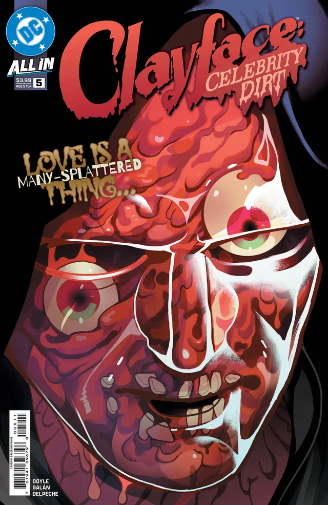 Tapa de Clayface Celebrity Dirt #5 · Cover A Baldemar Rivas
