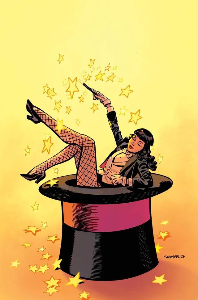 Tapa de Zatanna #10 · Cover B Chris Samnee Card Stock Var