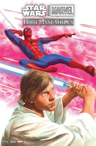 Tapa Cover B - Alex Ross Alliance Variant de Star Wars/Marvel: Hope Assembles #1