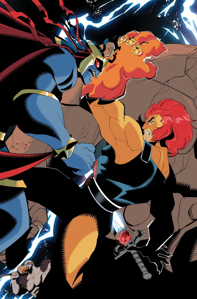 Tapa de Thundercats 85 #1 · Cover F George Kambadais Metal Premium Var
