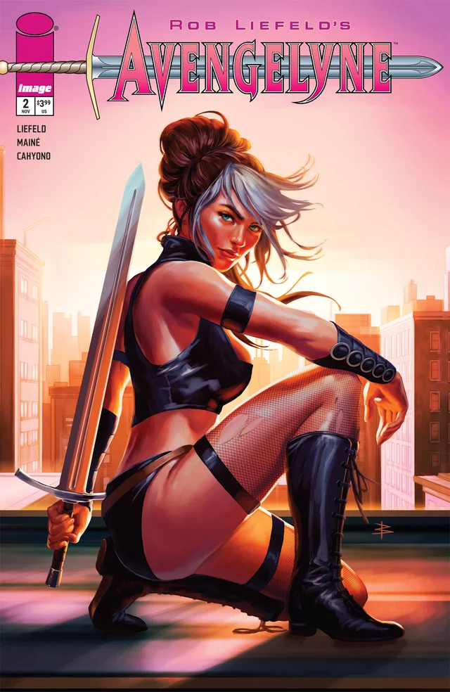 Tapa de Avengelyne #2 · Cover C Ben Bradi Var