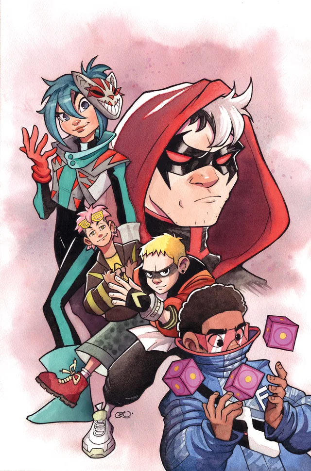 Tapa de Teen Titans #4 · Cover C Chrissie Zullo-Uminga Card Stock Var