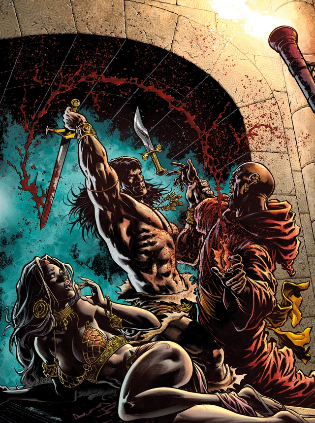 Tapa de Savage Sword Of Conan Reforged #8 · Cover C Ian Churchill Virgin Cardstock Var
