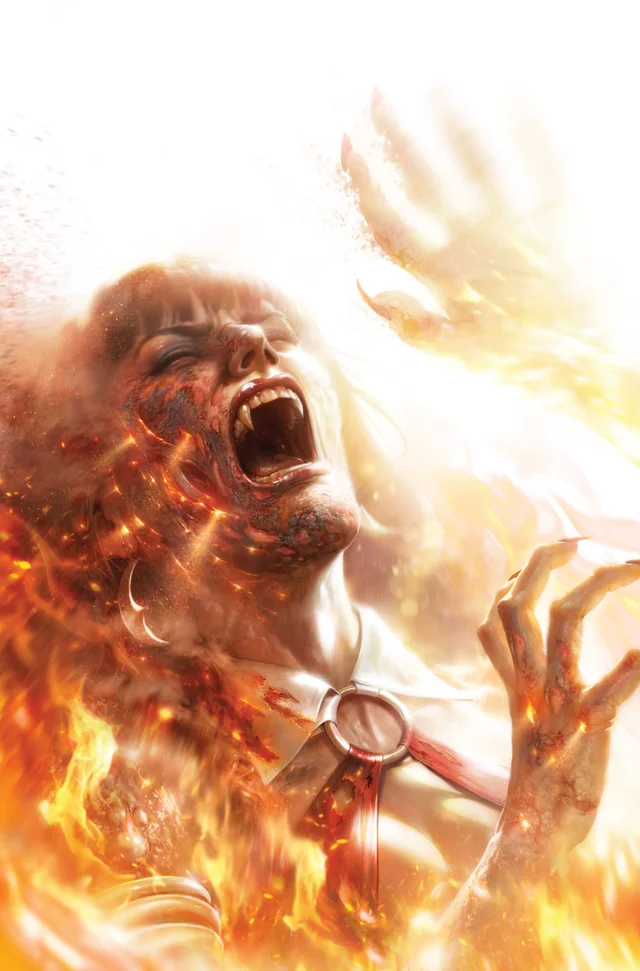 Tapa de Vampirella Paradise #3 · Cover E Francesco Mattina Metal Premium Var