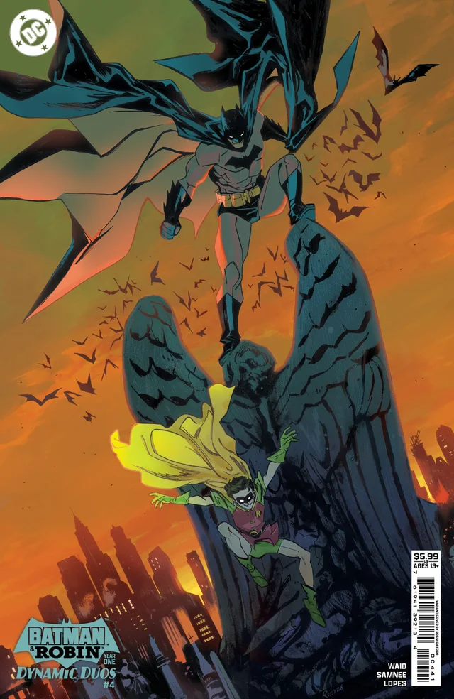 Tapa de Batman And Robin Year One Dynamic Duos #4 · Cover D Rossi Gifford Card Stock Var