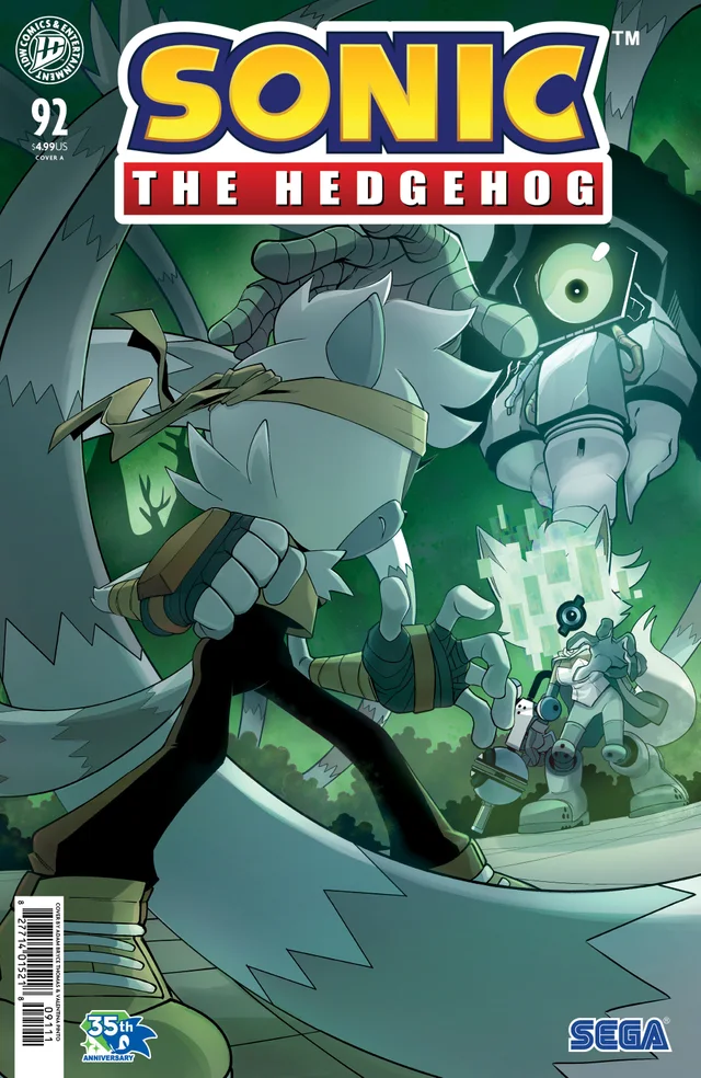 Tapa de Sonic The Hedgehog #92 · Cover A