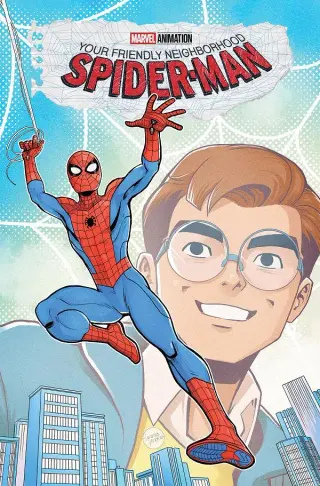 Tapa Cover B - Luciano Vecchio Variant de Your Friendly Neighborhood Spider-Man #1