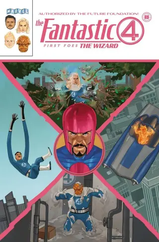 Tapa Cover A de Fantastic Four: First Foes - The Wizard #1