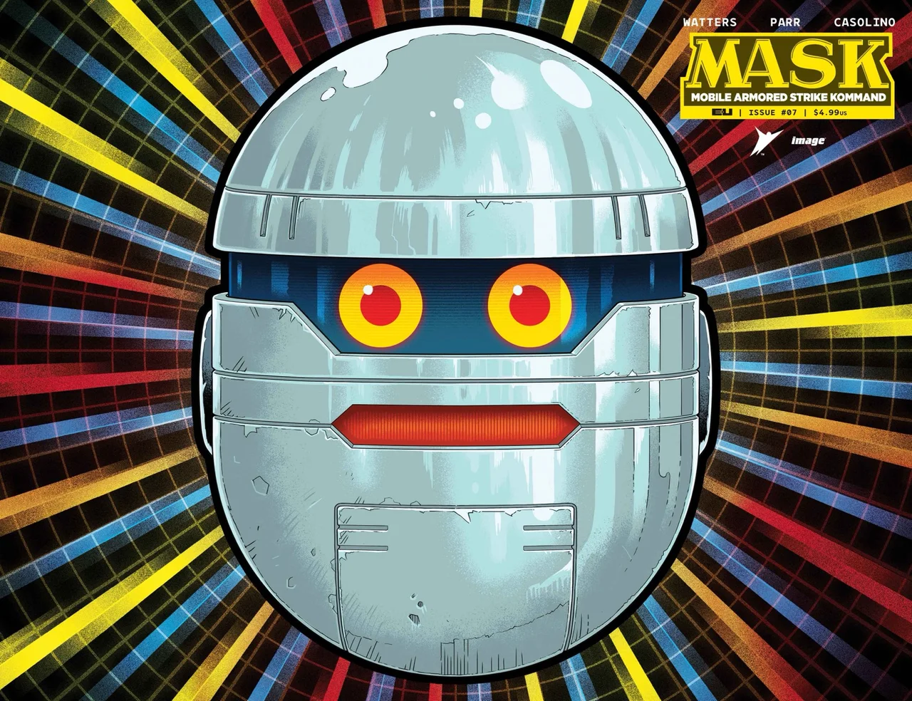 Tapa de Mask #7 · Cover H Pye Parr And Luke Preece Die Cut Mask Var