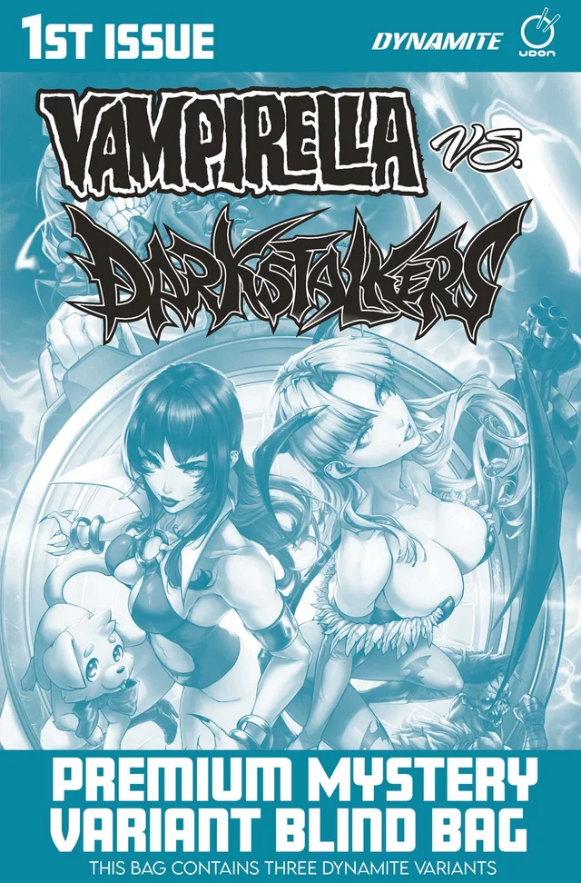 Tapa de Vampirella Vs Darkstalkers Special #1 · Cover I Premium Mystery Blind Bag Var