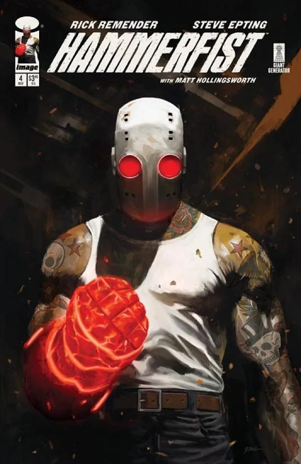 Tapa de Hammerfist #4 · Cover A Steve Epting