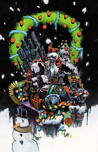 Tapa Cover D - Jim Mahfood Card Stock Var de Lobo #10