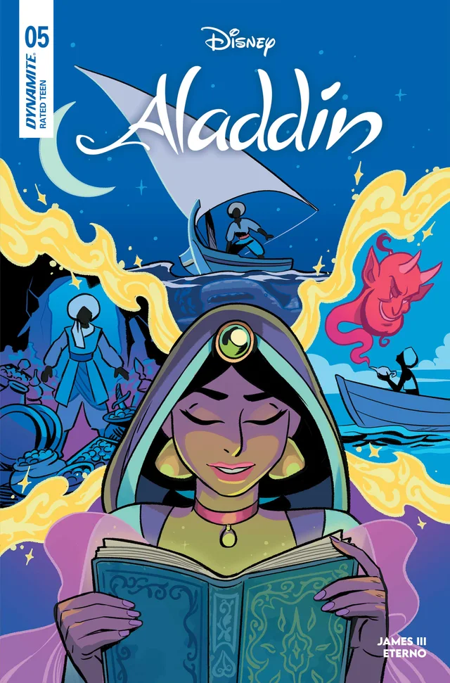 Tapa de Aladdin #5 · Cover A Natacha Bustos
