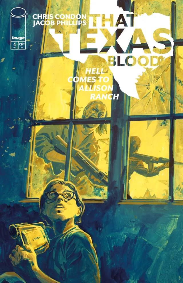 Tapa de That Texas Blood Hell Comes To Allison Ranch #4 · Cover A Jacob Phillips