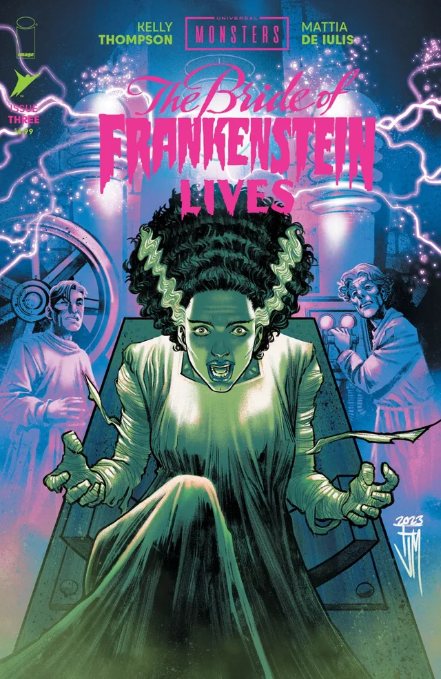 Tapa de Universal Monsters The Bride Of Frankenstein Lives #3 · Cover B Francis Manapul Var