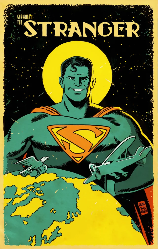 Tapa de Superman The Stranger #5 · Cover C Francesco Francavilla Var