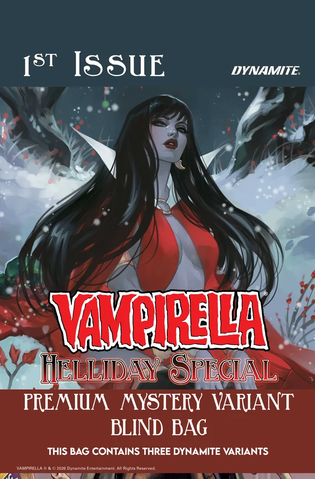 Tapa de Vampirella Helliday Special #2026 · Cover G Premium Mystery Blind Bag Var