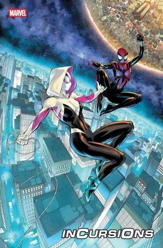 Tapa Cover B - By Gleb Melnikov de Spider-Man: Incursions #1