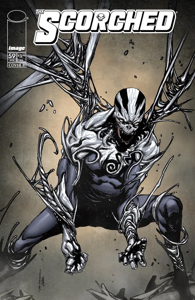 Tapa de Spawn Scorched #59 · Cover B Von Randal Var