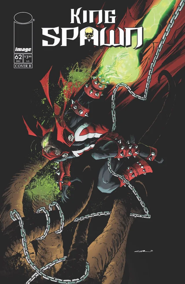 Tapa de King Spawn #62 · Cover B Yildiray Cinar Var