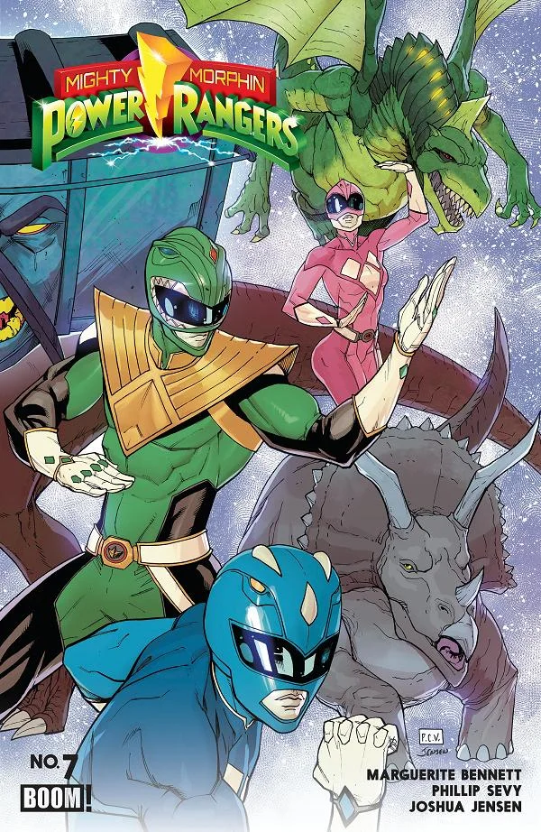 Tapa de Mighty Morphin Power Rangers #7 · Cover B Variant