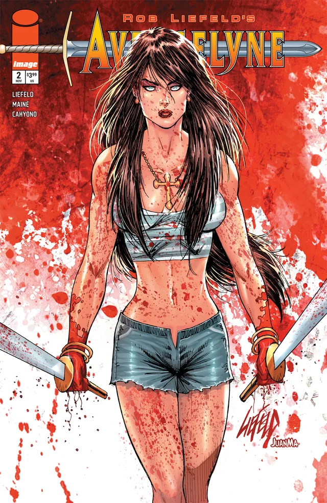 Tapa de Avengelyne #2 · Cover B Rob Liefeld Var