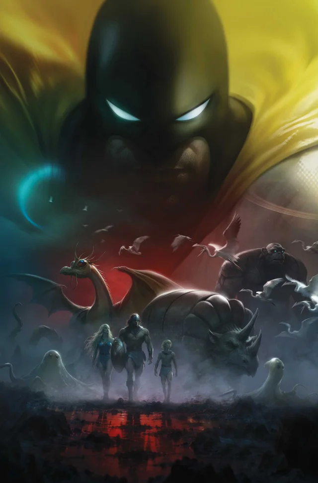 Tapa de Space Ghost Vs The Herculoids #5 · Cover F Francesco Mattina Ltd Virgin Var